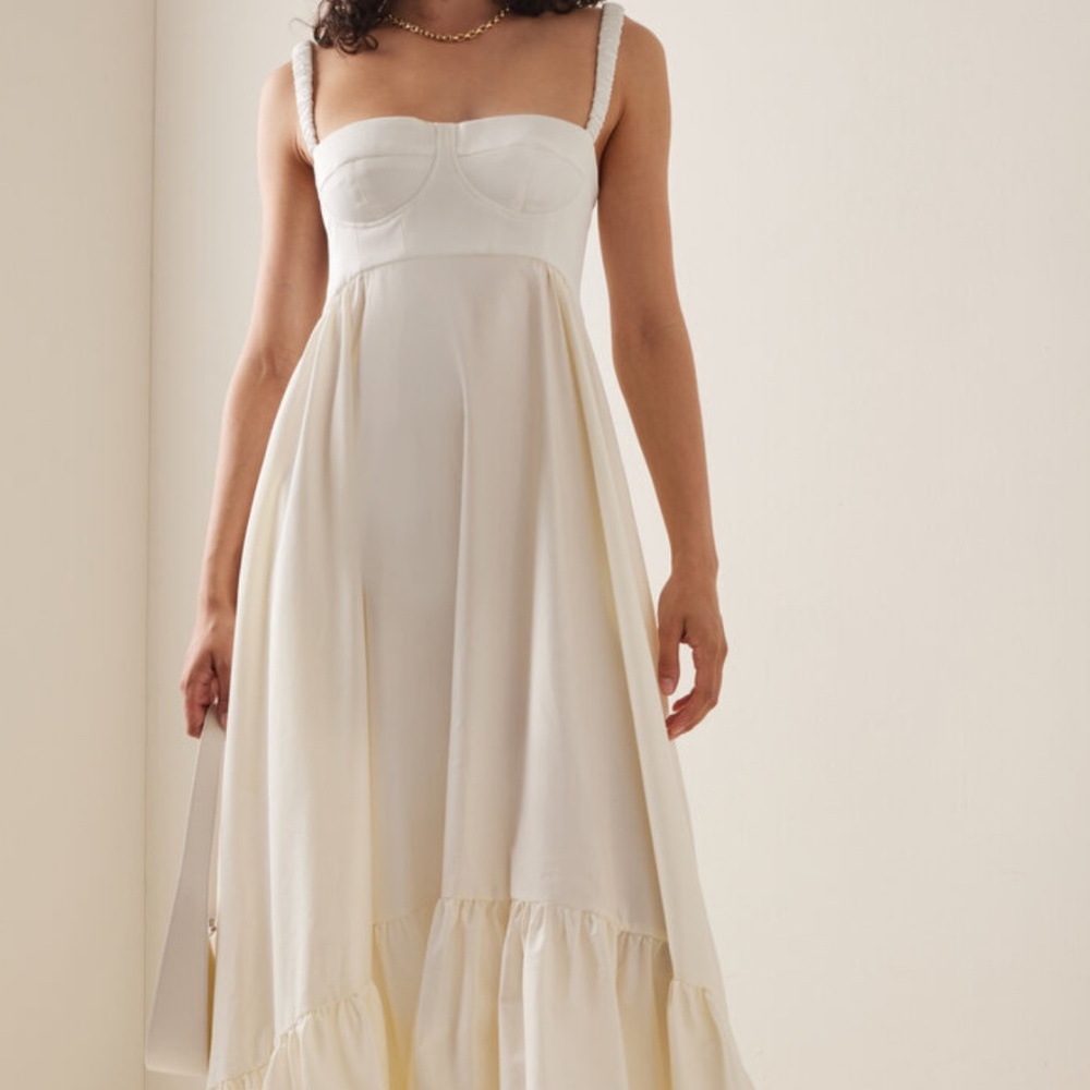 Anna October Cream Maxi Dress